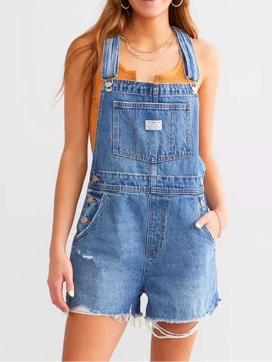 Levi's Pants - Levi’s Vintage Modern Striped Shortall Overalls